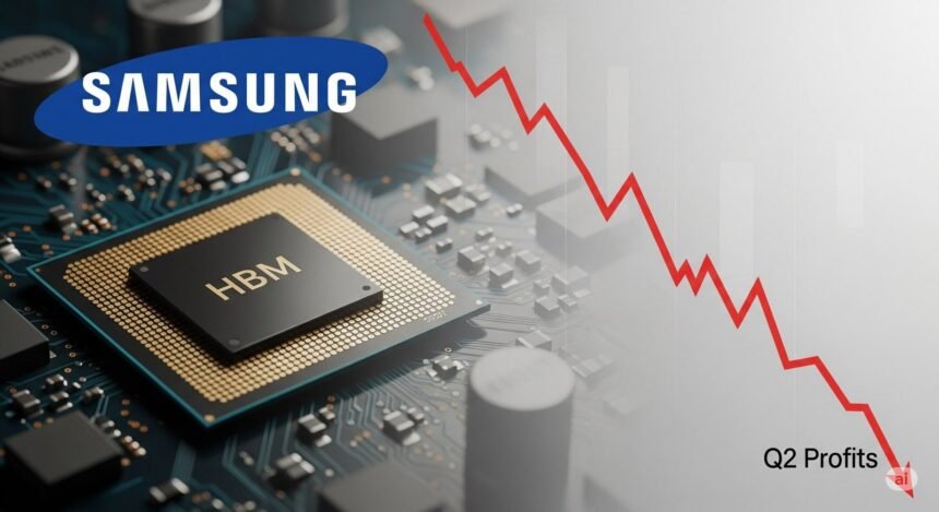 Samsung Electronics Sees Sharp Profit Drop